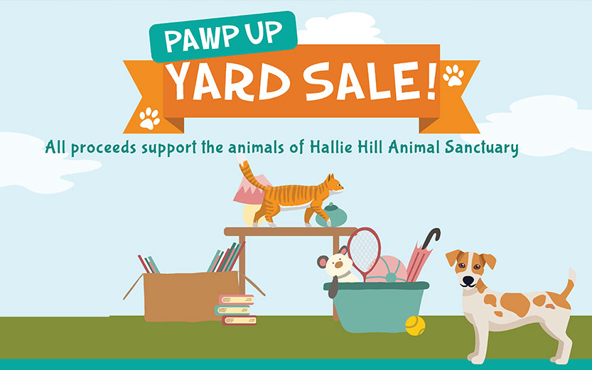 Pawp Up Yard Sale Hallie Hill Animal Sanctuary