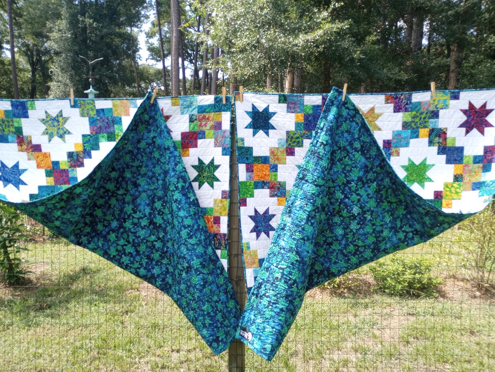 front and back side by side