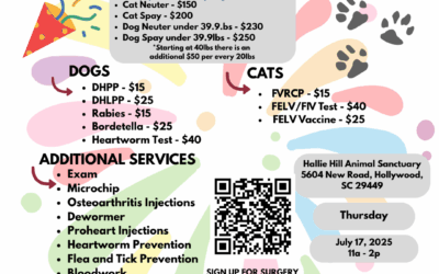 Hallie Hill and PETSinc offer an Affordable Mobile Vet Clinic on Thursday, July 17