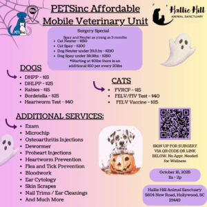 Hallie Hill & PETSinc Affordable Mobile Veterinary Unit