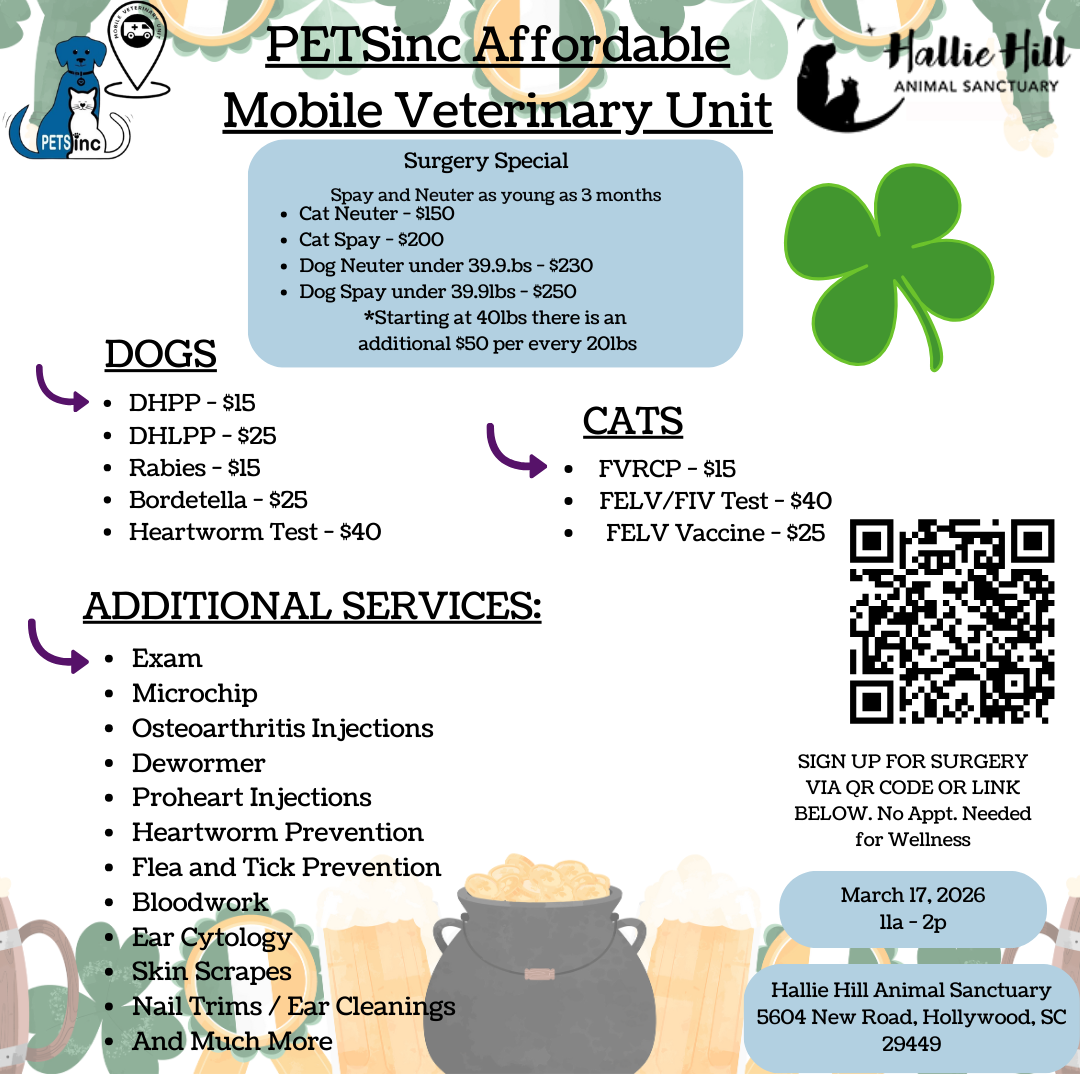 Hallie Hill & PETSinc Affordable Mobile Veterinary Unit