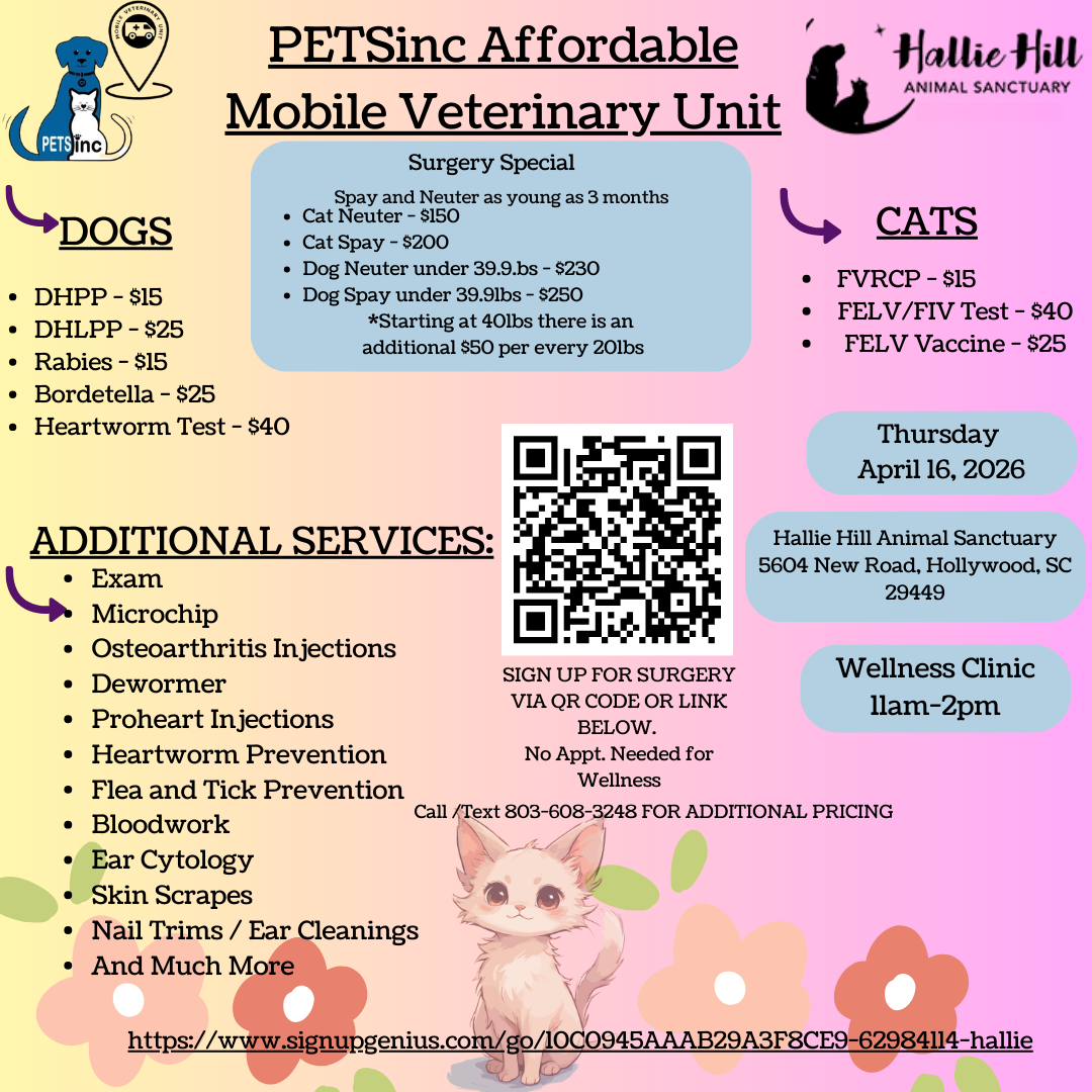 Hallie Hill & PETSinc Affordable Mobile Veterinary Unit
