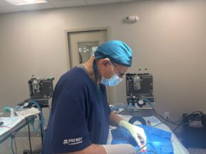 Doctor operating