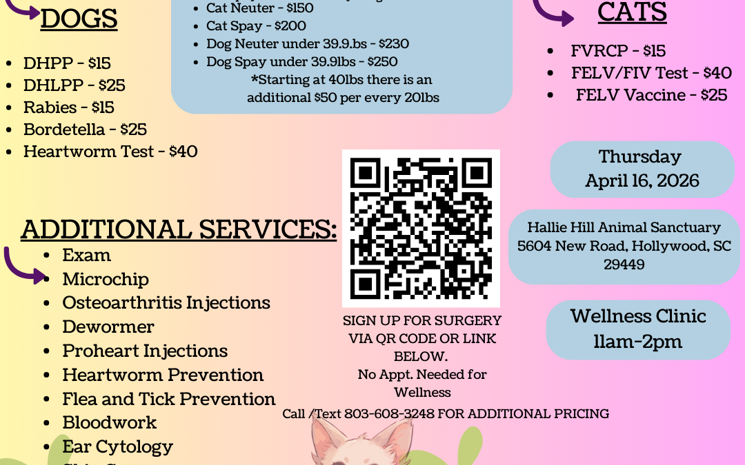 Affordable PETSinc Mobile Vet Clinic Returns to Hallie Hill on April 16